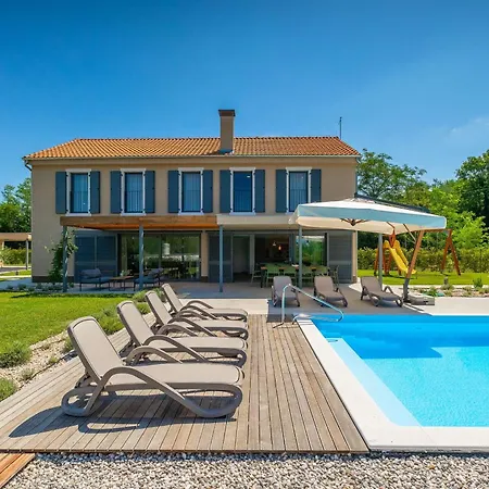 Willa Gradisca In Vizinada, Istria Con Piscina Privata E Ac